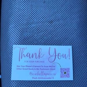 My new card thanks sellersmerch xo love you its a hit xo